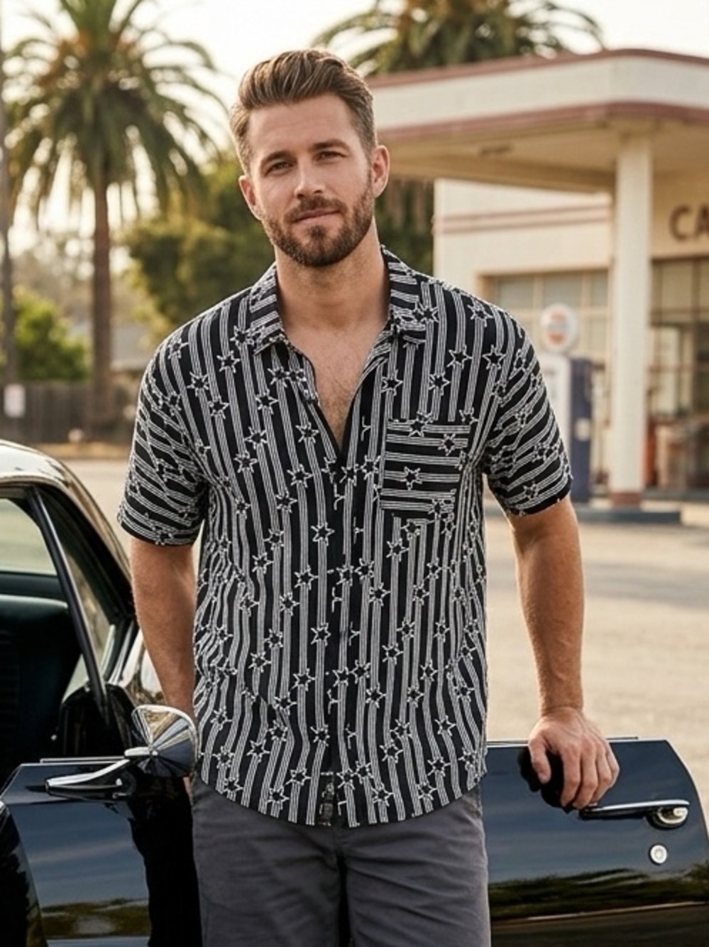 LuLaRoe • Michael • Rare • Vintage • Men's Button Down Shirt